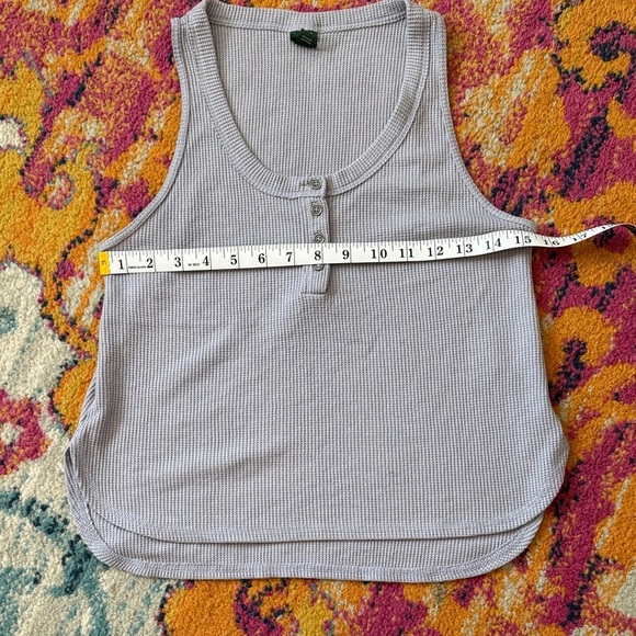 Wild Fable Ribbed Tank Top - Light Gray - Picture 2 of 5